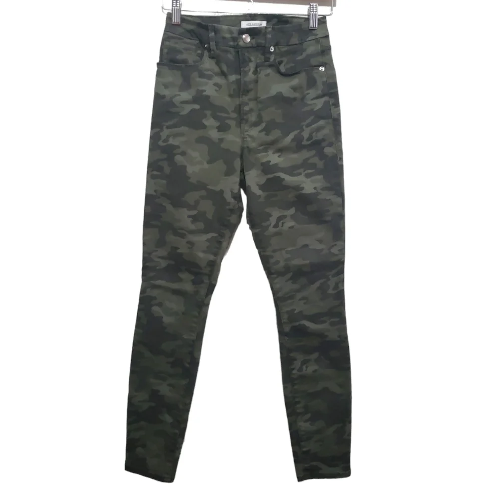 GOOD American Good Waist Camo Skinny Jeans High Rise Size, 6/28